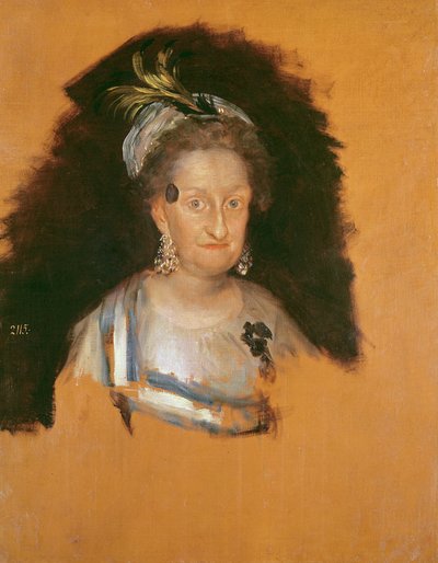 The Infanta Marie Josepha (Study for the Family of Charles IV), before 1800 by Francisco de Goya